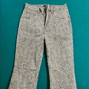AFRM Leopard Print Wide Leg Pants